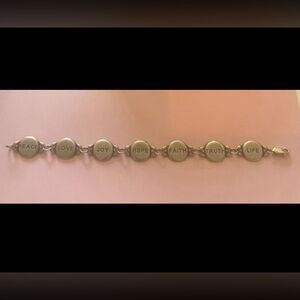 Sterling Silver Fruitage of The Spirit Love Bracelet #7211